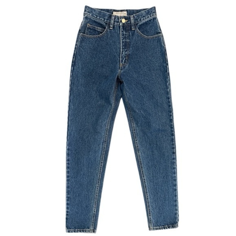 GUESS by Gorges Marciano Vintage High Waisted Tapered Leg Jeans Medium Wash 27